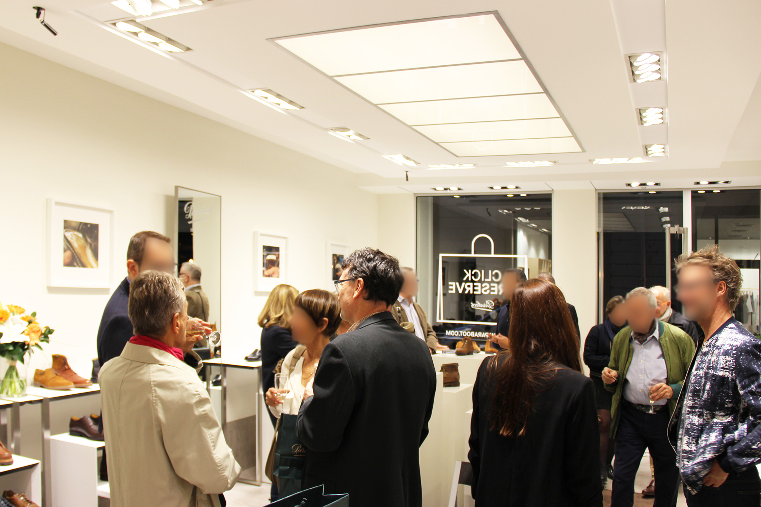The inauguration of the restyled Lyon boutique