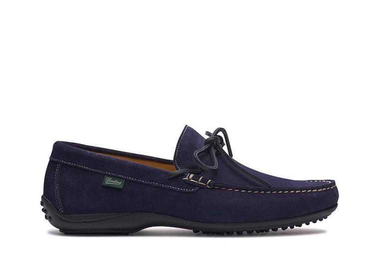 Indiana Velours royal - Genuine rubber sole