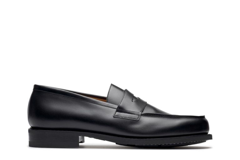 Adonis H Lisse noir - Genuine rubber sole