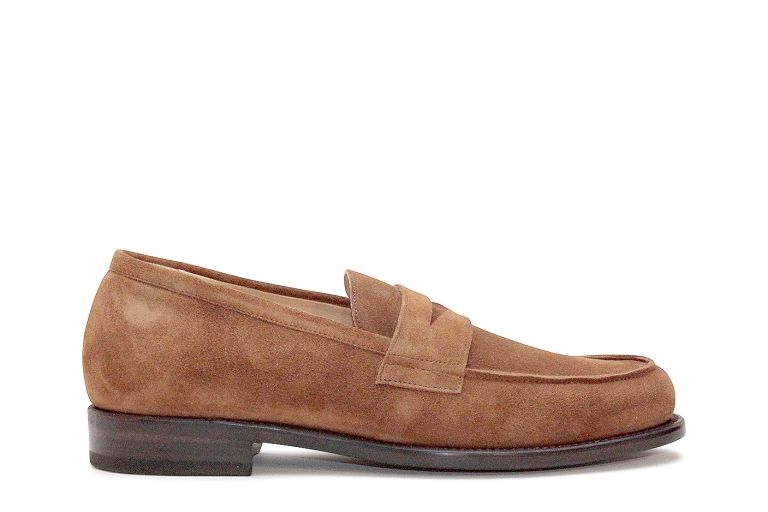 Dax Gy Velours cognac - Leather sole